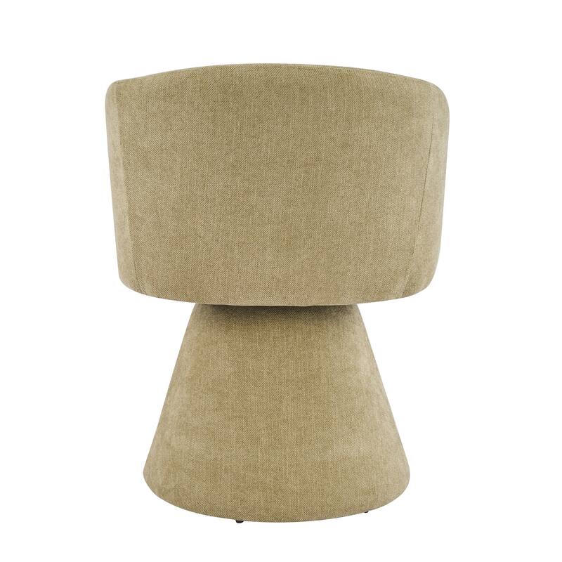 Christopher Knight Home - 180° Swivel Upholstered Dining Chairs with Metal Frame (Set of 2)