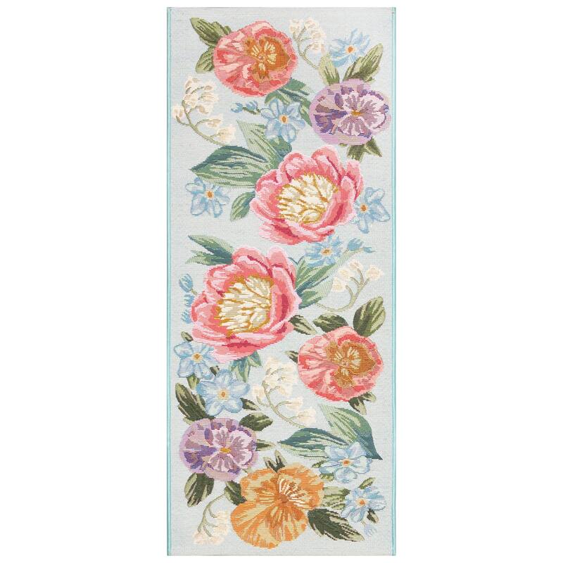 Liora Manne Esencia Secret Garden Indoor/Outdoor Mat