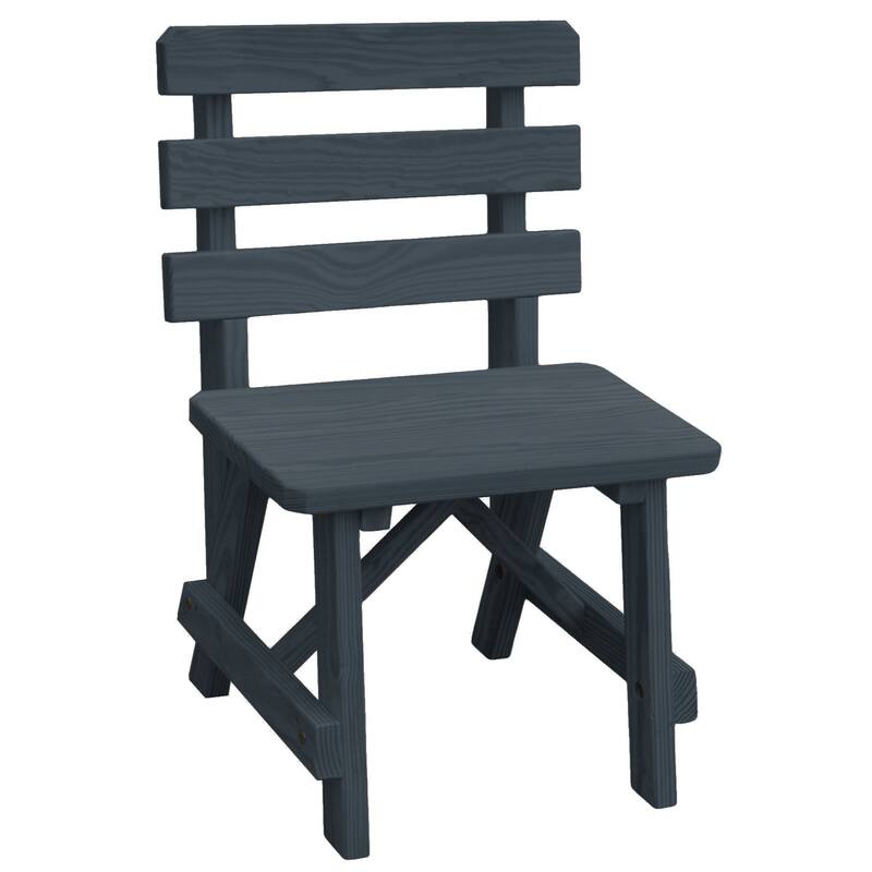 Pine 2' Traditional Backed Bench
