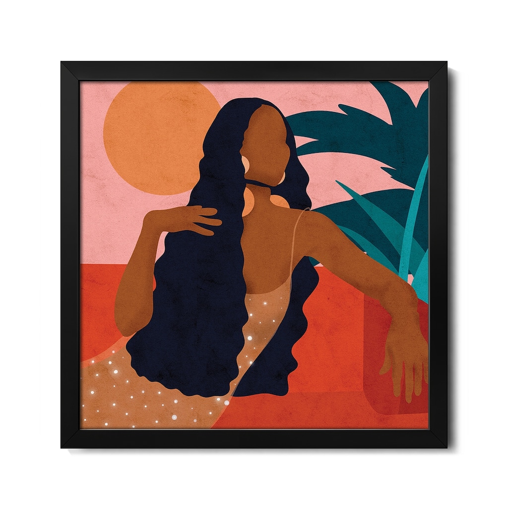 Taraji Premium Framed Poster by Reyna Noriega