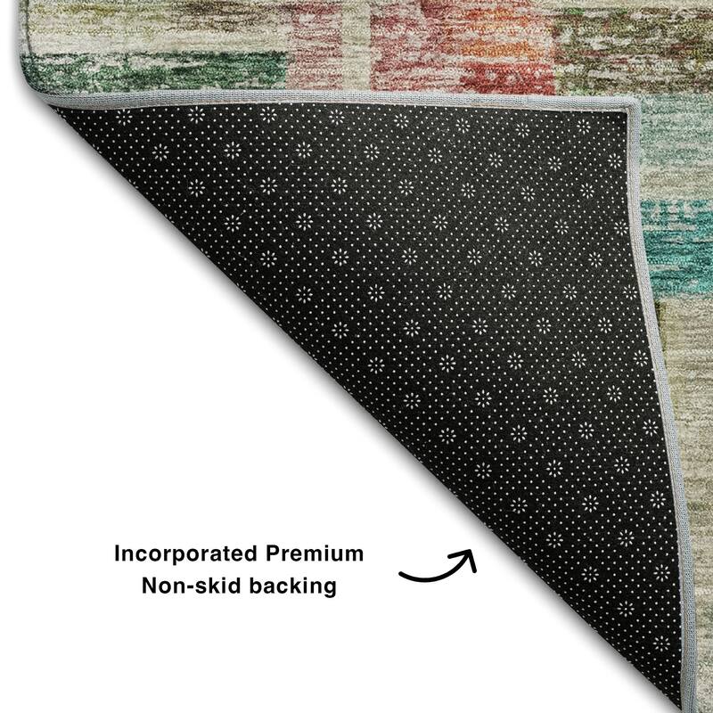 Premium Washable Super Soft Vintage Contemporary Mayfield Rug
