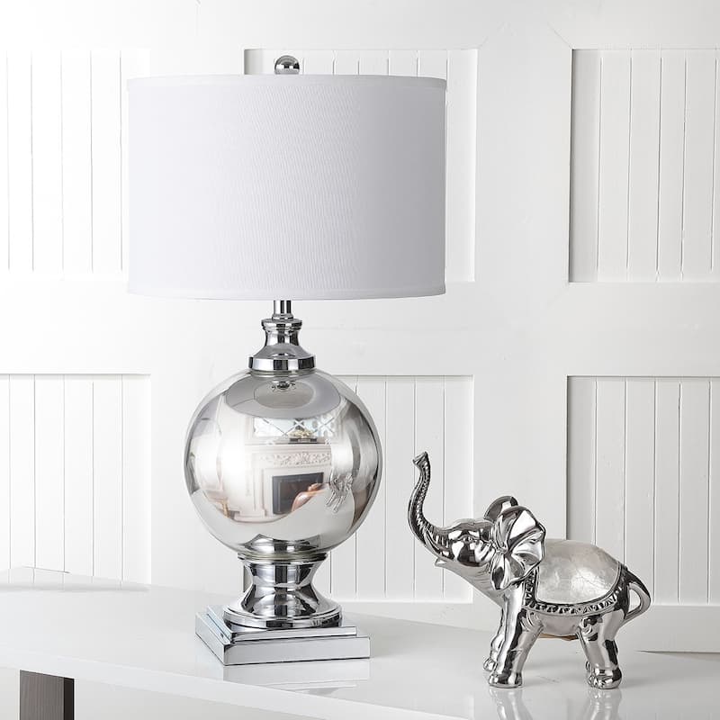 SAFAVIEH Lighting 29-inch Glass Sphere Table Lamp - 15"W x 15"D x 28"H