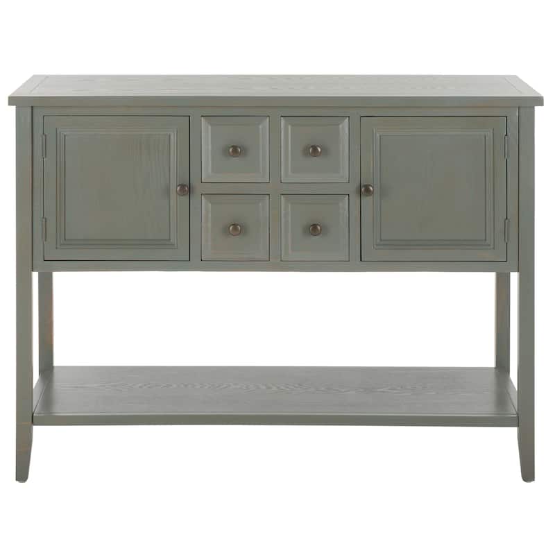 SAFAVIEH Milenija Oak Finish Storage Sideboard - 45.7" x 15" x 34" - 17Wx48Dx22H