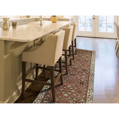 Fine Vintage Distressed Melvin Brown/Ivory Runner - 3'2" x 9'4"