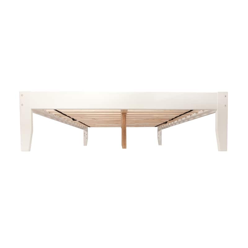 Nantucket King Platform Bed in White