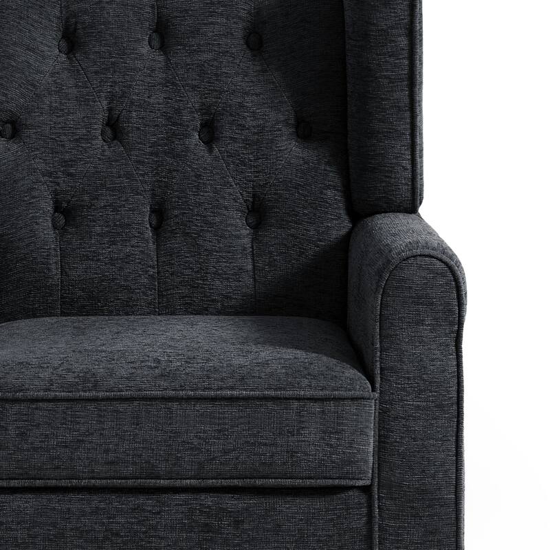 Modern Classic Button Tufted Accent Chair Upholstered Armchair