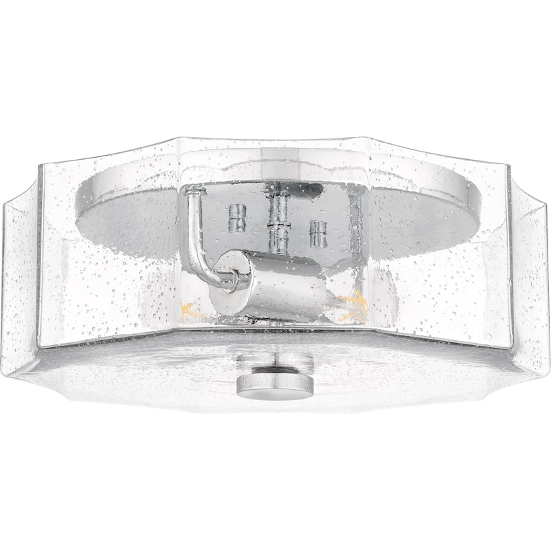 Kaplan 2-Light Polished Chrome Flush Mount Light