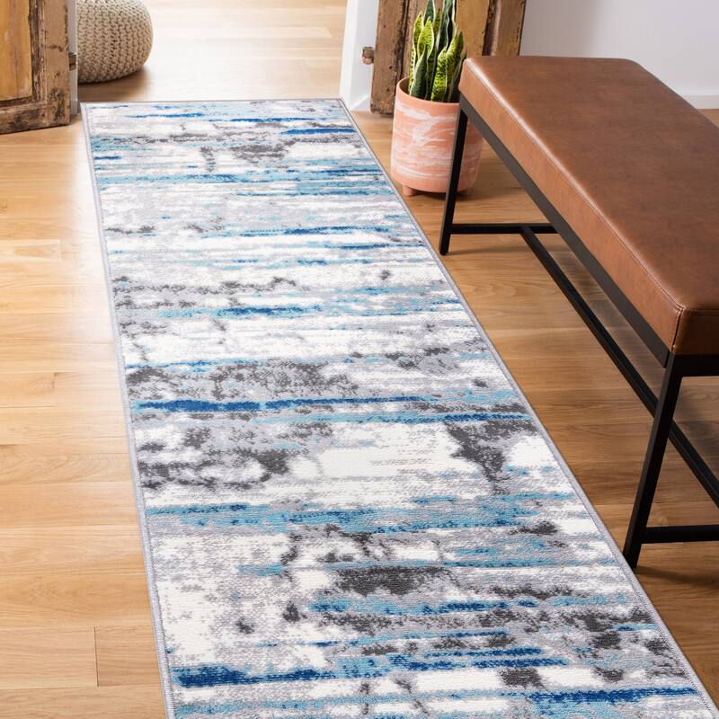 World Rug Gallery Vintage Abstract Modern Area Rug