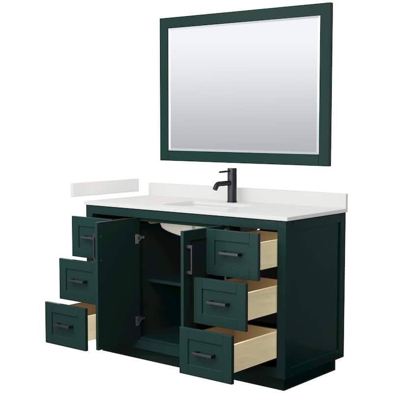 Wyndham Collection WCF292954S-QTZ-UNSM46 Miranda 54" Free Standing