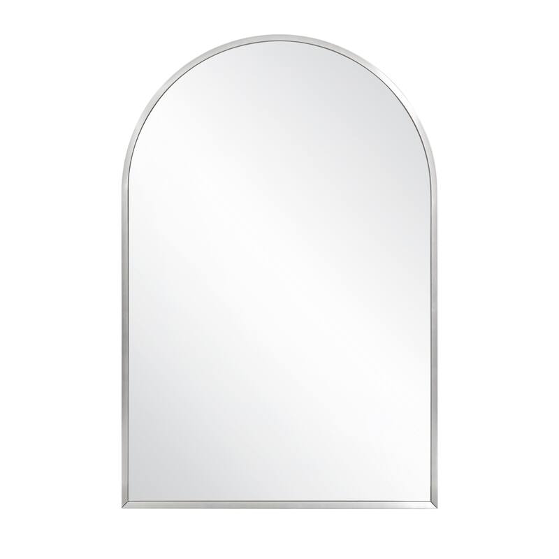 Modern Metal Framed Maeve Arched Wall Accent Mirror