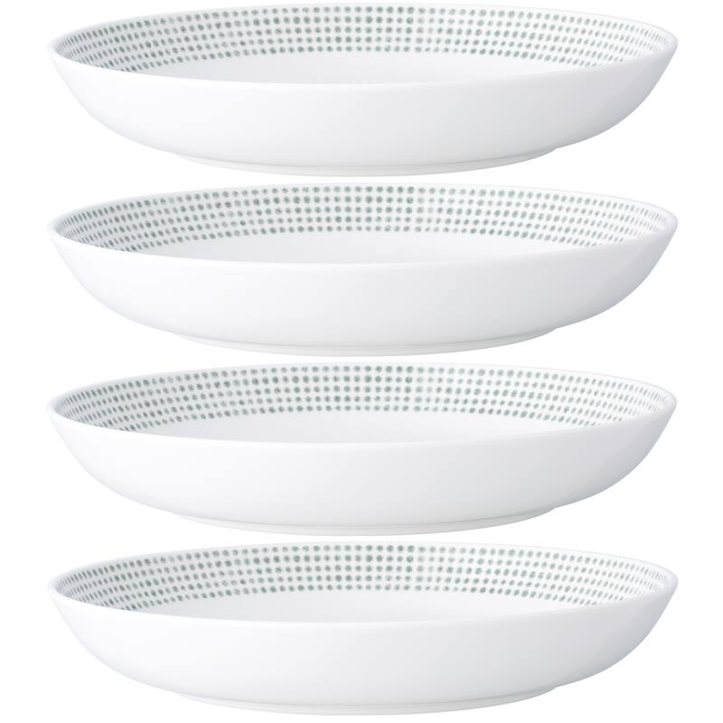 Noritake Hammock Set of 4 Dinner Bowls, 9-3/4" - Green