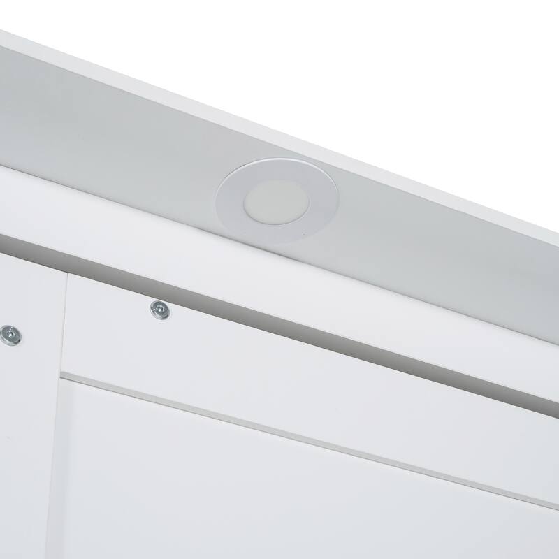 Queen Murphy Wall Bed with Built-In Sofa, Fold-Away Design, and Storage Cabinet for Space-Saving Living Spaces