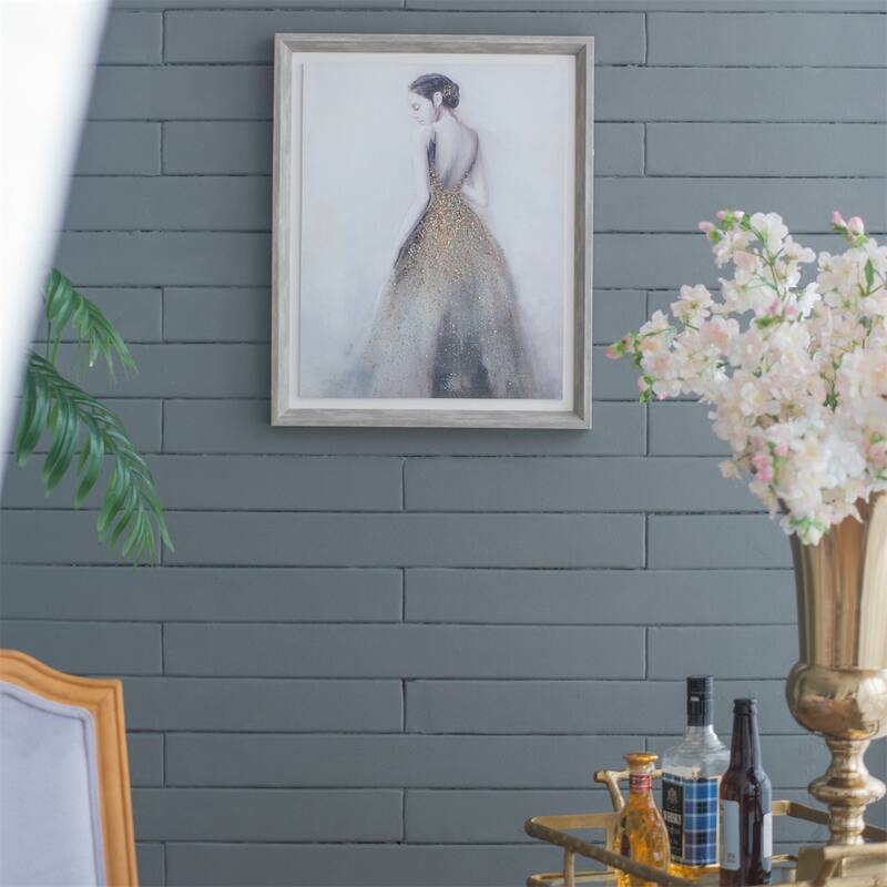 17"x 21"Feminine Figure Wall Art,Wall Decor for Living Room Bedroom