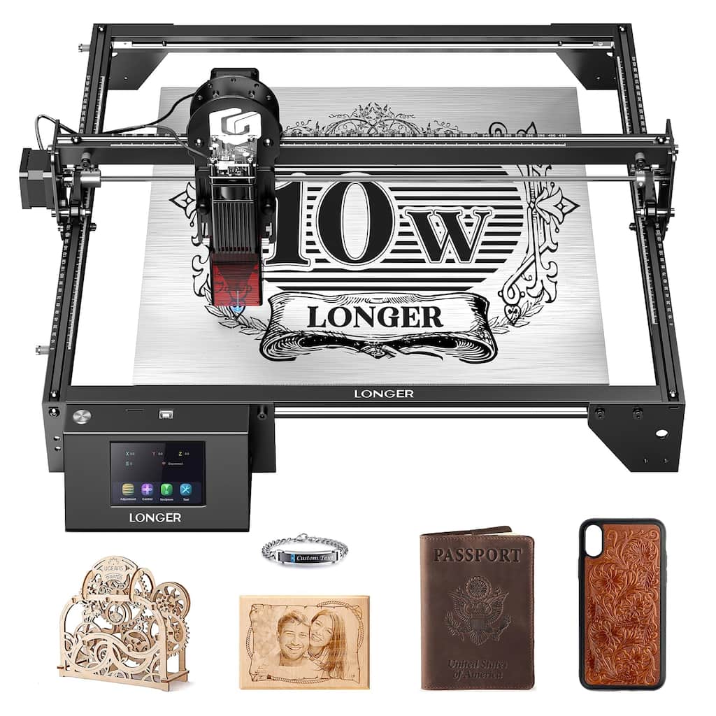 Ray5 0.06mm Laser Engraver Machine, 10W Laser Cutter, 10000mm/min