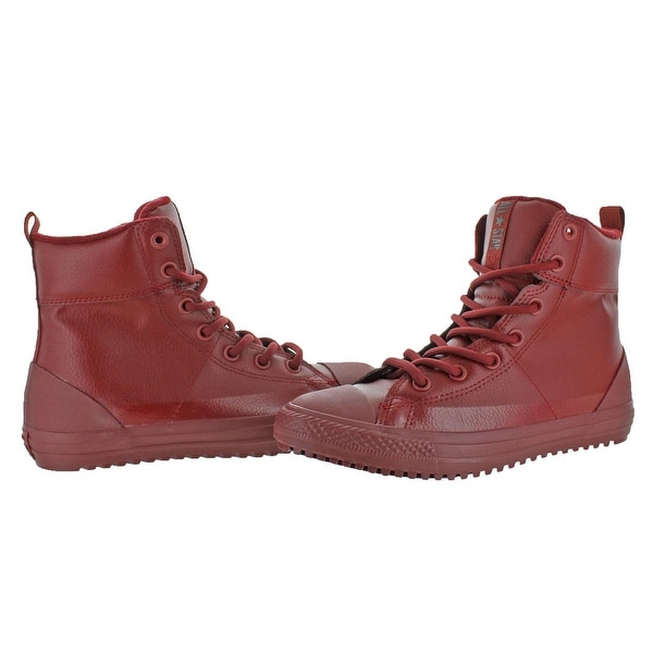 converse chuck taylor all star asphalt boot leather