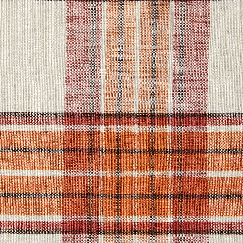 DII Pumpkin Spice Plaid Placemat (Set of 6)