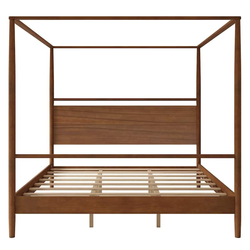 Wood Canopy Bed Frame Four Posters Bed