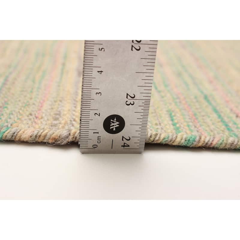 Ankara FW Teal Kilim 5'8" x 8'0" - 5'8 x 8'0