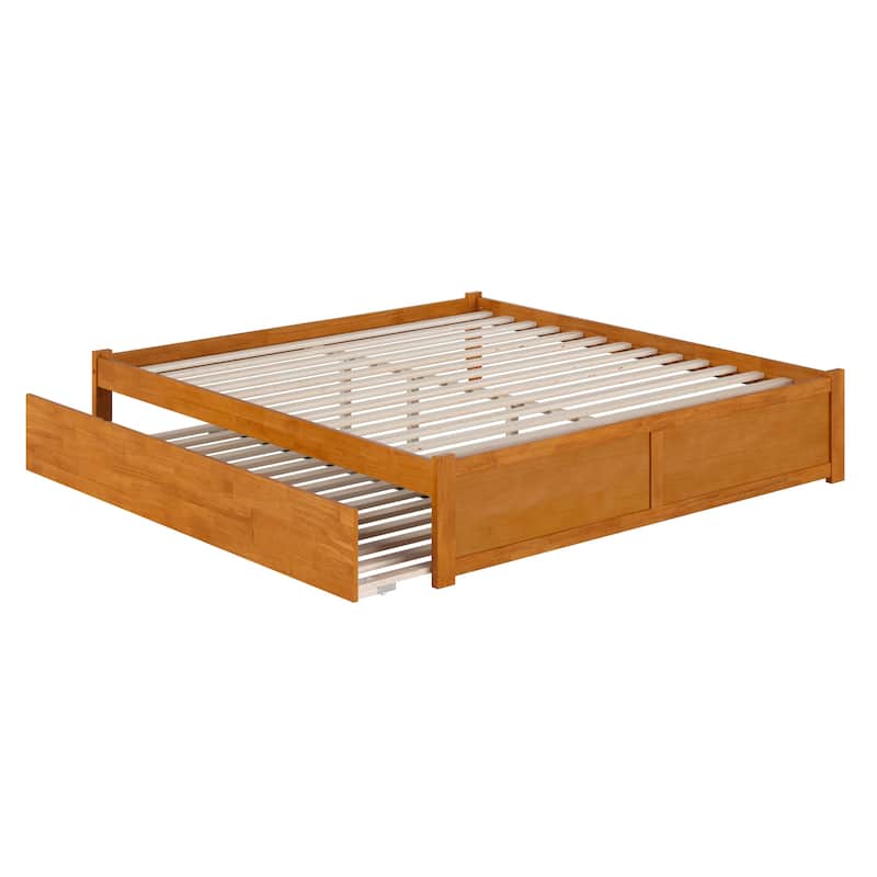 Concord Bed with Footboard and Twin Extra Long Trundle