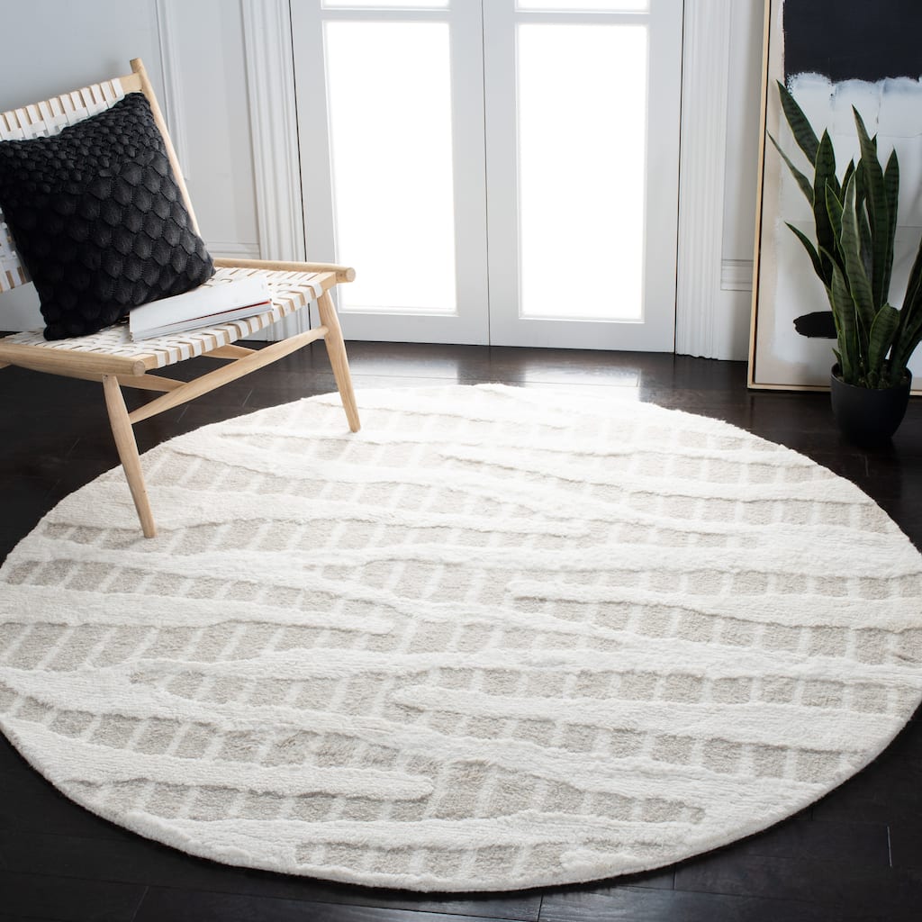 SAFAVIEH Handmade Manhattan Liberdade Modern Abstract Wool Rug