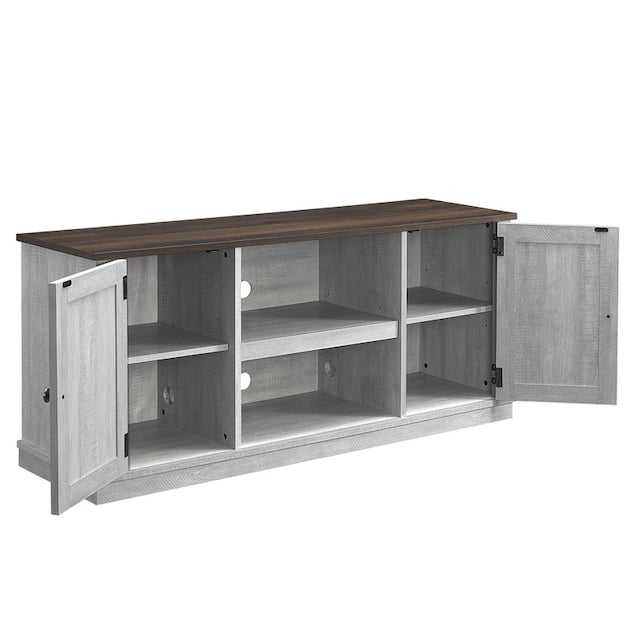 Farmhouse Two-tone 54-inch TV Stand