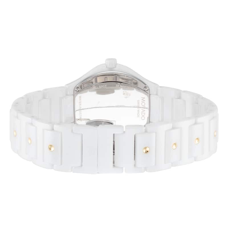 Movado Women's SE 33mm Quartz Watch 0607740 - White - One Size
