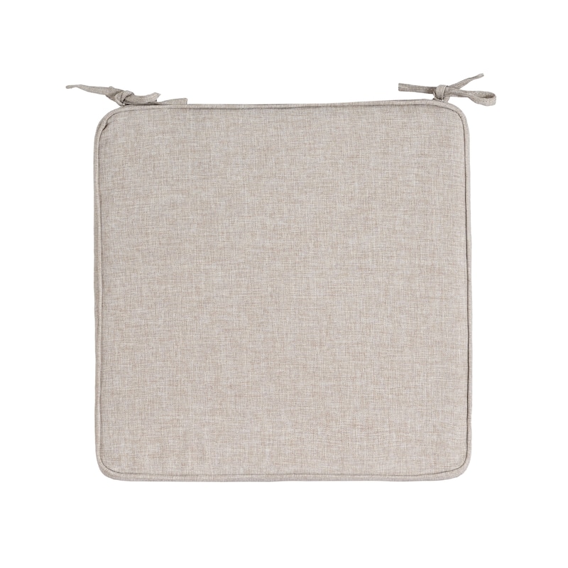 Christopher Knight Home - Noah Outdoor Dining Chair Cushion with All-Day Comfort and Secure Stay-Put Ties