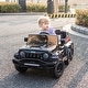 preview thumbnail 52 of 58, Battery-Powered 24V 4WD Kids Ride-On Truck with Parental Remote Control, Music, and Rocking Functionality