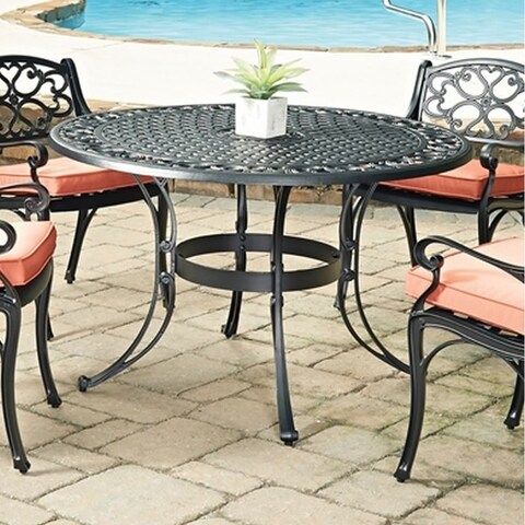 Sanibel Outdoor 48 inch Round Dining Table by homestyles