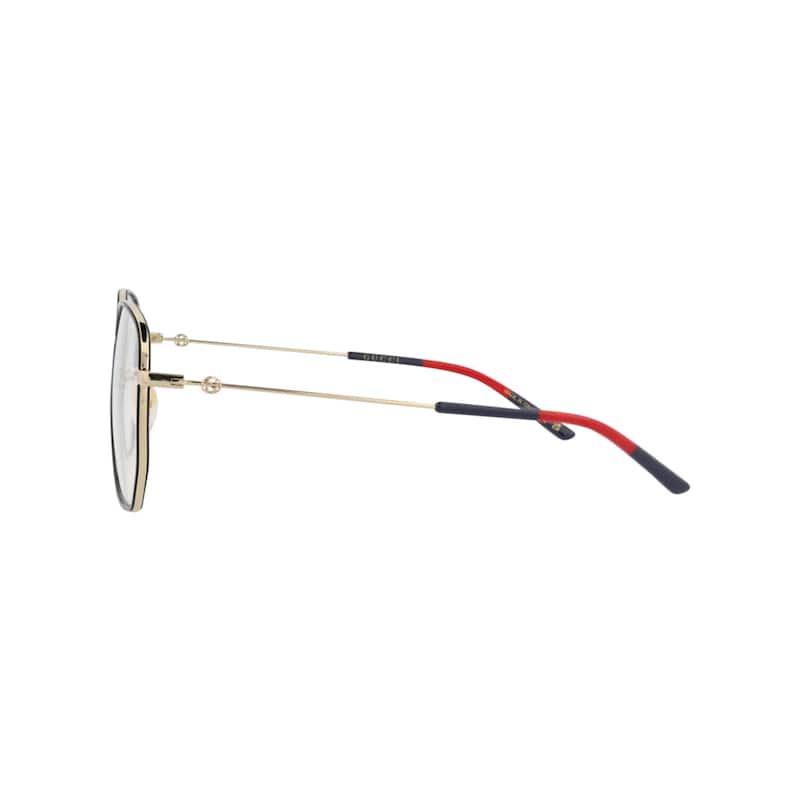 Gucci Square-Frame Metal Optical Frames