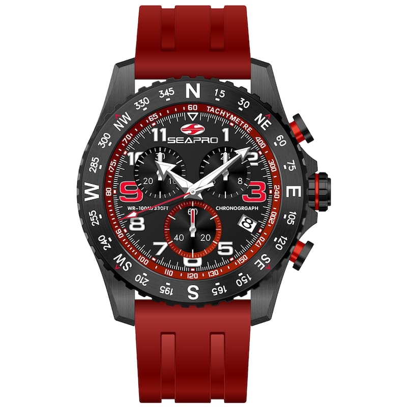 Seapro Men's Gallantry Black Dial Watch - SP9732 - 6 (36)