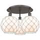 Option Oil Rubbed Bronze / White Glass with White Rope