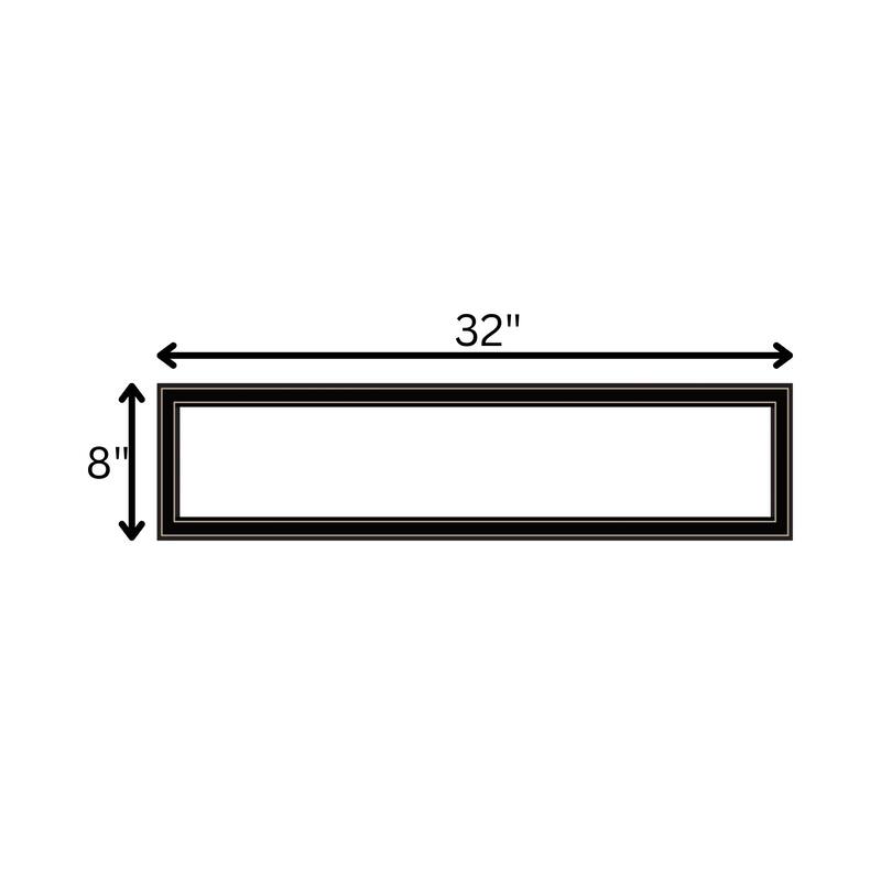 Framed Wall Art - Laundry Fresh & Clean, Black Frame