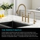 preview thumbnail 40 of 66, Kraus Allyn Traditional 3-Function Bridge Pulldown Kitchen Faucet