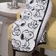 preview thumbnail 6 of 5, Lambs & Ivy Classic Snoopy Minky and Faux Shearling Baby Blanket - White/Black