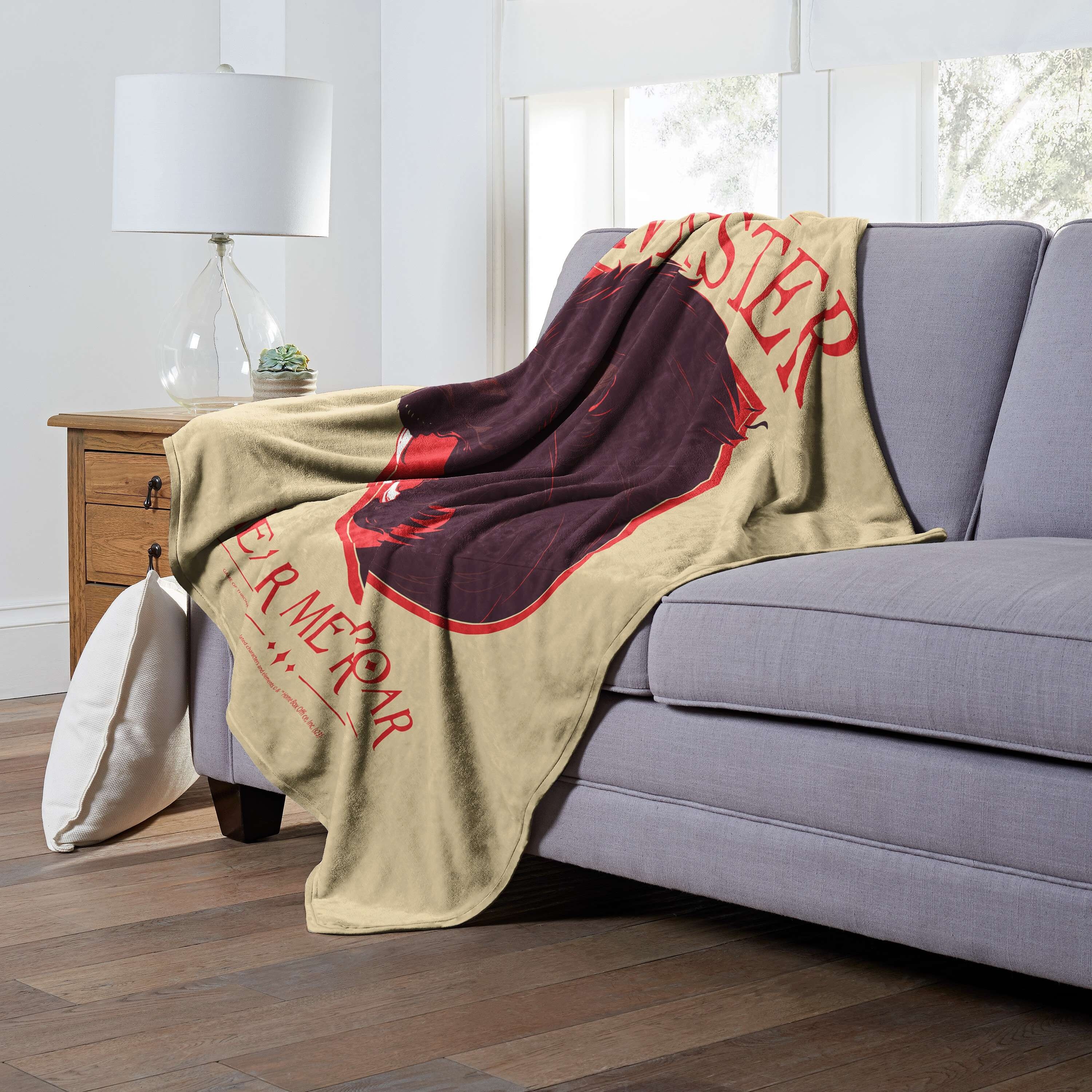Warner Brothers Game Of Thrones House Lannister Silk Touch Throw Blanket Bed Bath Beyond 40133728