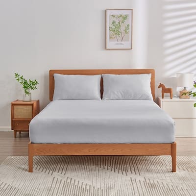 Wonderful Poly Jersey Knit Fitted Sheet 4 Piece
