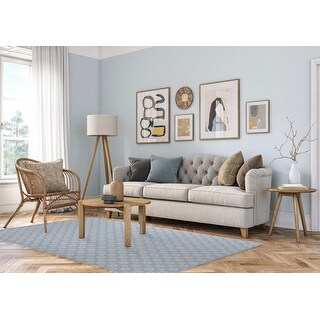 BUDDING SKY BLUE Area Rug By Kavka Designs - Bed Bath & Beyond - 33301782