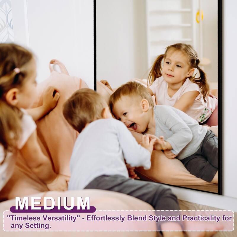 Full Length Mirror with Stand Arched Full Body Mirror Aluminum Frame Floor Freestanding Hanging Leaning Mounted