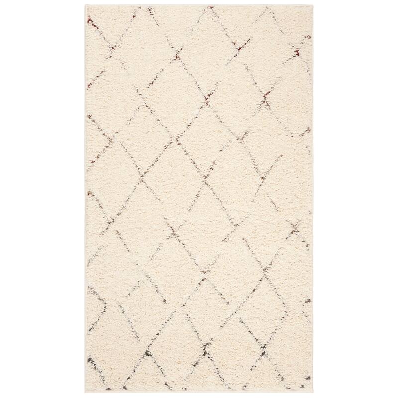 SAFAVIEH Santorini Shag Isadora Abstract 1.2-inch Thick Rug