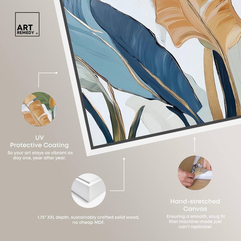 Paradise Fronds I Canvas by Art Remedy