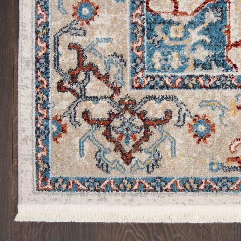 Nourison Geneva Traditional Persian Medallion Area Rug
