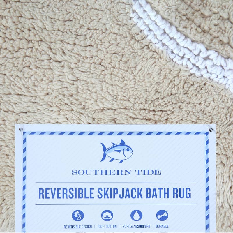 Southern Tide Skipjack Reversible Cotton Bath Rug
