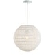 preview thumbnail 5 of 39, Campana 1-Light Bohemian Modern Woven Rattan/Iron LED Pendant, by JONATHAN Y