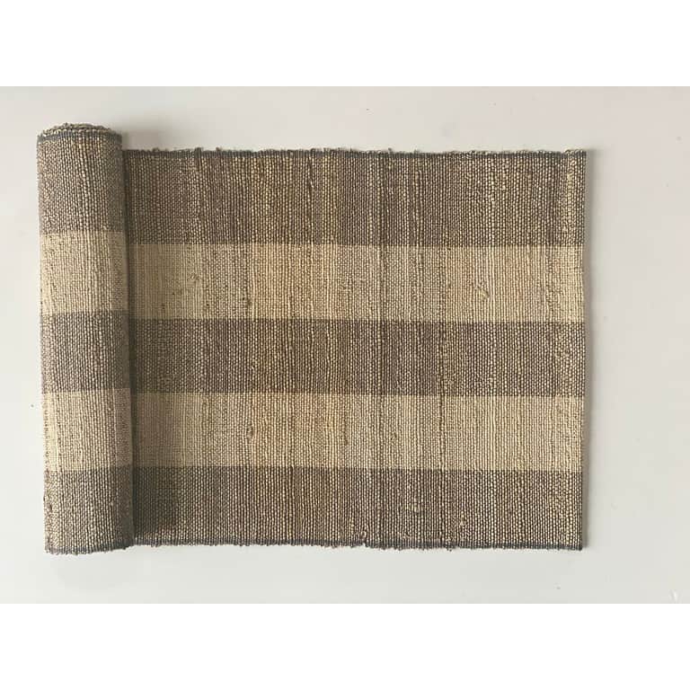 Artisan-Made Banana Fiber Table Runner - Handmade, Fairtrade, Upcycled