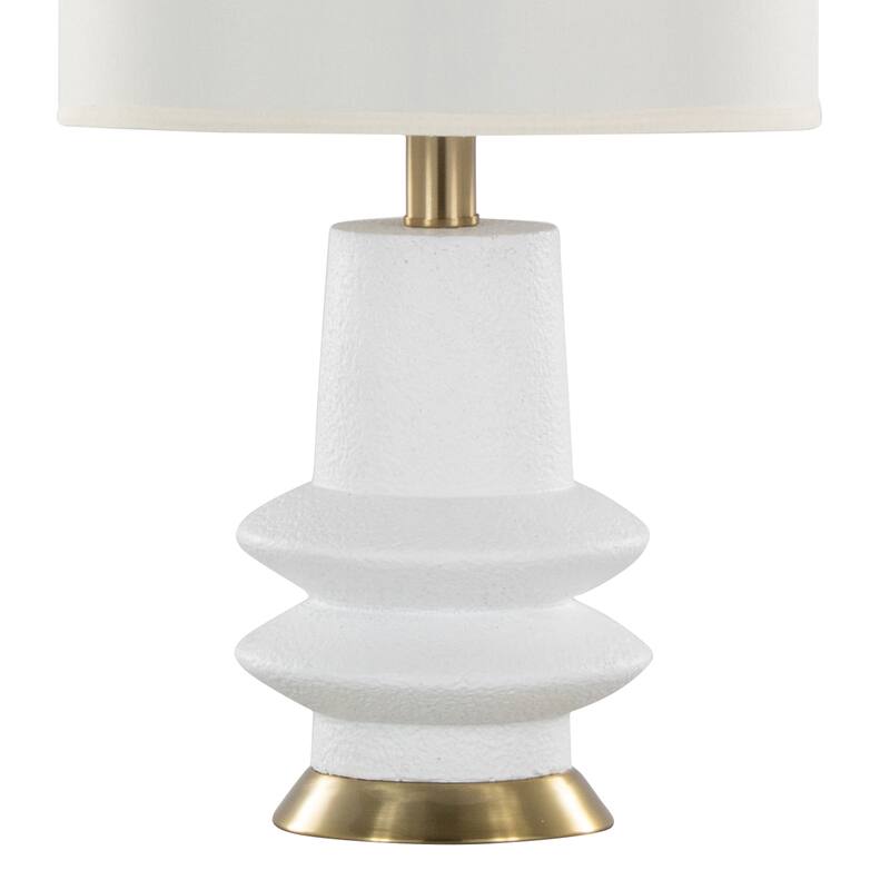 Porch & Den Luna 26" Polyresin Table Lamp (Set of 2)