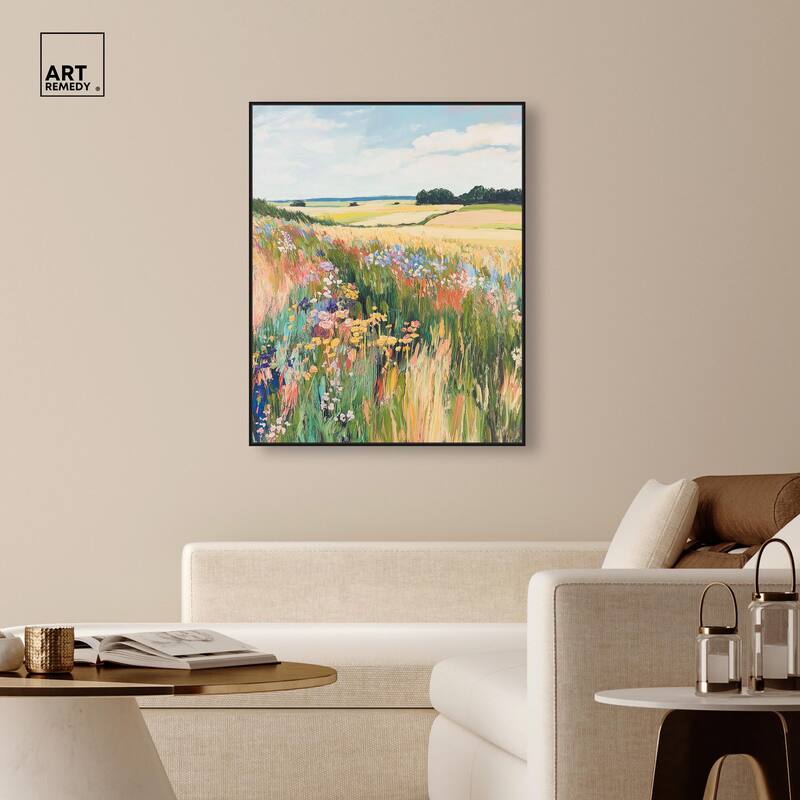 Open Field I Canvas by Art Remedy