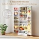 preview thumbnail 6 of 8, Gymax 65-inch Kitchen Pantry Cabinet w/ 16 Door Shelves & 6 Adjustable