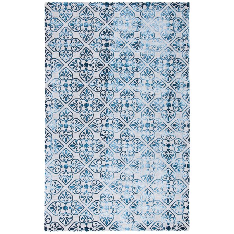 SAFAVIEH Handmade Dip Dye Sholeh Watercolor Vintage Boho Wool