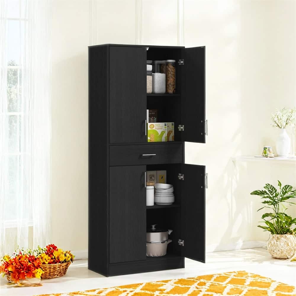 71" Kitchen Pantry Cabinet w/Drawer,Freestanding Tall Storage Cabinet